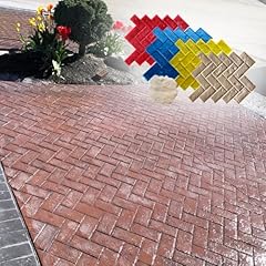Herringbone brick stamped for sale  Delivered anywhere in USA 