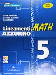 Lineam.math azz.5 vol. usato  Spedito ovunque in Italia 