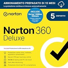 Norton 360 deluxe usato  Spedito ovunque in Italia 