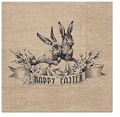 Easter napkins vintage for sale  Delivered anywhere in USA 
