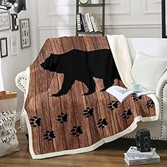 Black bear throw for sale  Delivered anywhere in USA 