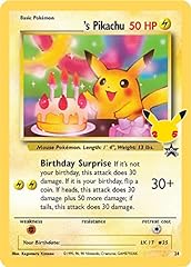 Birthday pikachu pokemon gebraucht kaufen  Wird an jeden Ort in Deutschland
