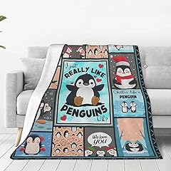 Penguin blanket cute for sale  Delivered anywhere in USA 