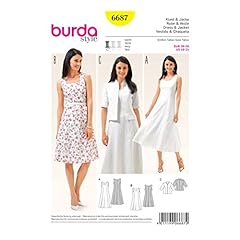 Burda b6687 dress for sale  Delivered anywhere in Ireland