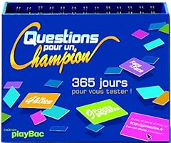Questions champion 365 d'occasion  Livré partout en France