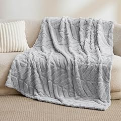 Bedsure grey throw for sale  Delivered anywhere in USA 