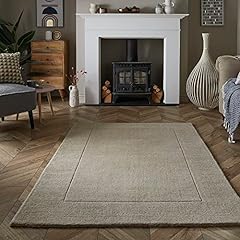 Wool bordered rug for sale  Delivered anywhere in UK