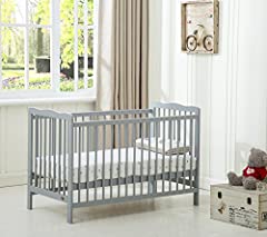 MCC Brooklyn Baby Cot Crib with Water Repellent Mattress for sale  Delivered anywhere in UK