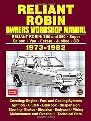 RELIANT ROBIN 1973-1982 Owners Workshop Manual for sale  Delivered anywhere in UK