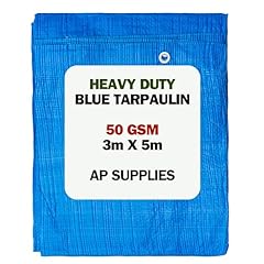Blue tarpaulin cover for sale  Delivered anywhere in UK