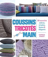 Coussins tricotes main d'occasion  Livré partout en Belgiqu