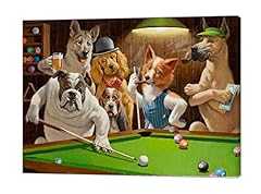 Dogs playing pool for sale  Delivered anywhere in UK