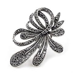 Rhinestone black flower for sale  Delivered anywhere in USA 