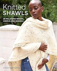 Knitted shawls relaxing for sale  Delivered anywhere in UK