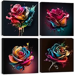 Colorful rose wall for sale  Delivered anywhere in USA 