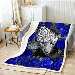 Cheetah fleece blanket for sale  Delivered anywhere in USA 