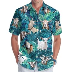 Goat hawaiian shirt for sale  Delivered anywhere in USA 