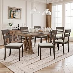 Colamy farmhouse dining for sale  Delivered anywhere in USA 