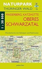 Wanderkarte masserberg katzhü for sale  Delivered anywhere in UK