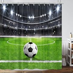Football shower curtain for sale  Delivered anywhere in UK