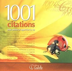 1001 citations penser d'occasion  Livré partout en Belgiqu