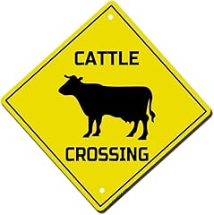 Cattle crossing sign for sale  Delivered anywhere in USA 