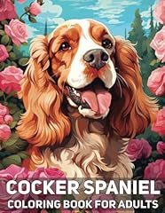 Cocker spaniel coloring for sale  Delivered anywhere in UK