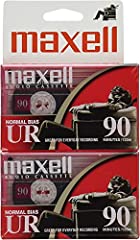 Used, MAXELL UR-90 Blank Audio Cassette Tape (2 pack) for sale  Delivered anywhere in Canada