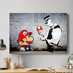 Banksy mario cop for sale  Delivered anywhere in UK