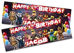 Personalised birthday banner for sale  Delivered anywhere in UK