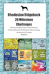 Rhodesian ridgeback milestone for sale  Delivered anywhere in UK