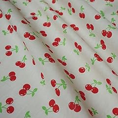 Cream polycotton fabric for sale  Delivered anywhere in UK