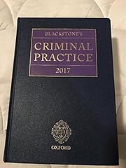 Blackstone criminal practice for sale  Delivered anywhere in UK