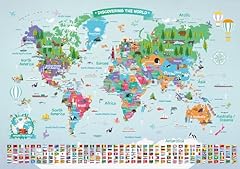 Map poster kids for sale  Delivered anywhere in UK