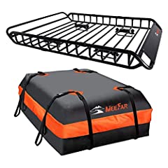 Used, MeeFar Roof Rack Carrier Basket Universal Rooftop Cargo for sale  Delivered anywhere in USA 
