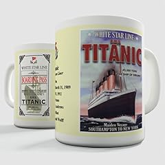 Titanic gift mug for sale  Delivered anywhere in UK