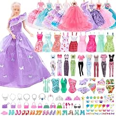 70pcs doll clothes for sale  Delivered anywhere in UK