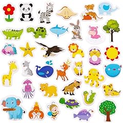 36pcs wooden animal for sale  Delivered anywhere in UK
