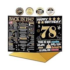 Joycard 78th birthday for sale  Delivered anywhere in USA 