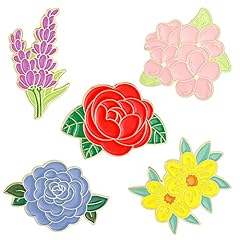 5pcs flower brooch for sale  Delivered anywhere in UK