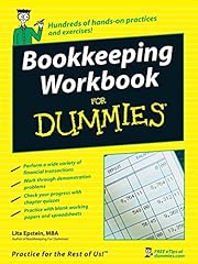 Bookkeeping workbook dummies for sale  Delivered anywhere in USA 