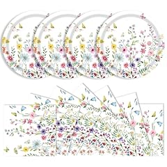 Pcs wildflower plates for sale  Delivered anywhere in USA 