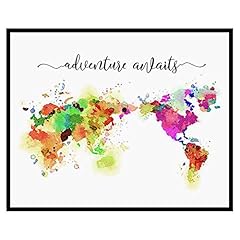 Adventure awaits map for sale  Delivered anywhere in USA 