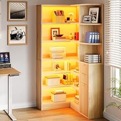 Yitahome corner bookshelf for sale  Delivered anywhere in USA 