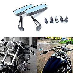 Motorcycle 8mm 10mm Rectangle Rear View Side Mirrors for sale  Delivered anywhere in Canada