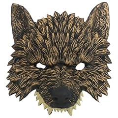 Wolf mask gold for sale  Delivered anywhere in USA 