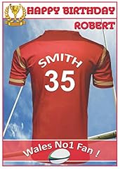 Personalised wales rugby for sale  Delivered anywhere in UK