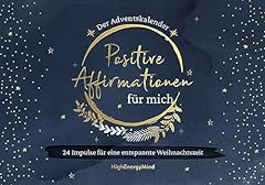 Positive affirmationen advents gebraucht kaufen  Wird an jeden Ort in Deutschland