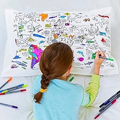 Doodle map pillowcase for sale  Delivered anywhere in USA 