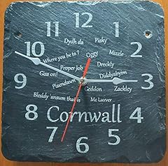 Cornwall slate clock for sale  Delivered anywhere in UK